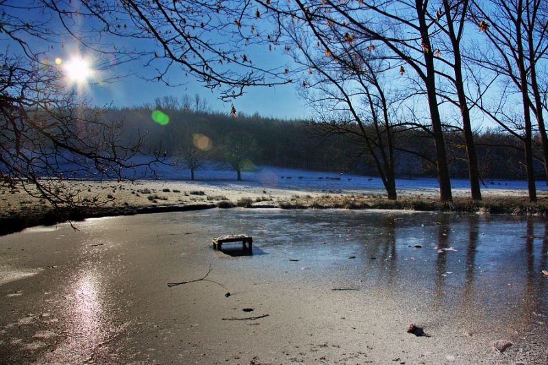 Kälte im Gegenlicht