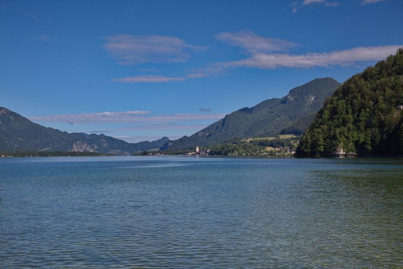 Blick von Strobl auf St. Wolfgang